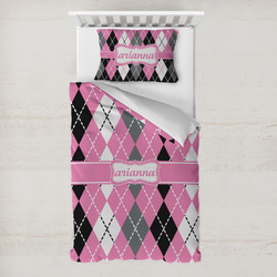 Argyle Toddler Bedding Set - With Pillowcase (Personalized)