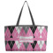Argyle Beach Totes Bag - w/ Black Handles (Personalized)