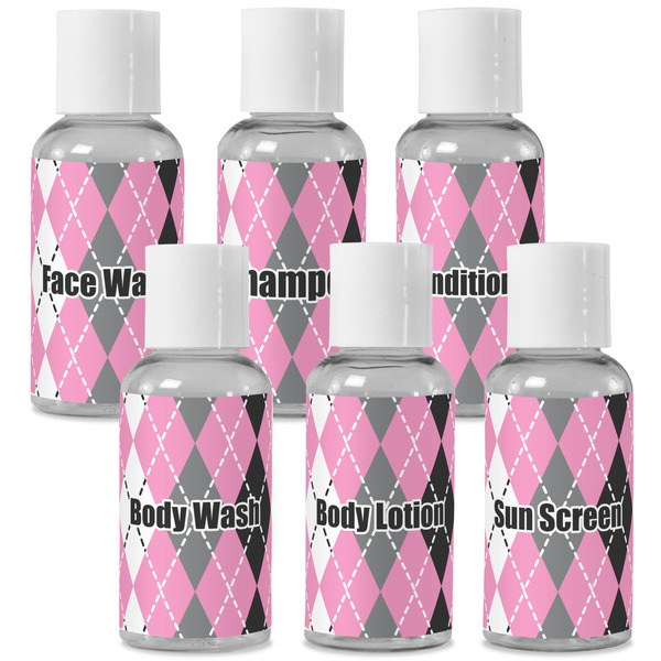 Custom Argyle Travel Bottles (Personalized)