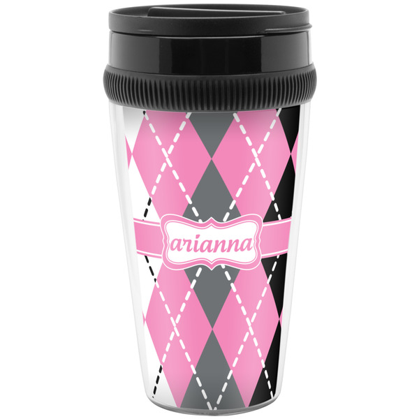 Custom Argyle Acrylic Travel Mug without Handle (Personalized)