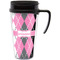 Argyle Acrylic Travel Mug with Handle (Personalized)