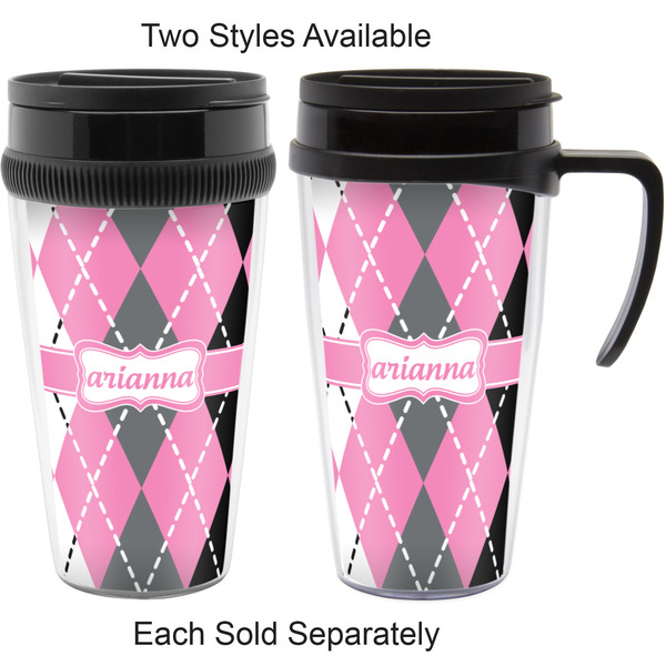 Argyle Travel Mugs - with & without Handle