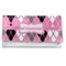 Argyle Vinyl Checkbook Cover (Personalized)