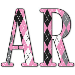 Argyle Monogram Decal - Small (Personalized)
