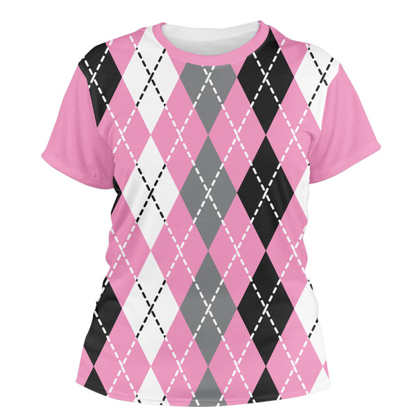 Custom Argyle Women's Crew T-Shirt - X Small