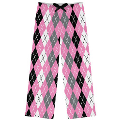 Argyle Womens Pajama Pants - M (Personalized)