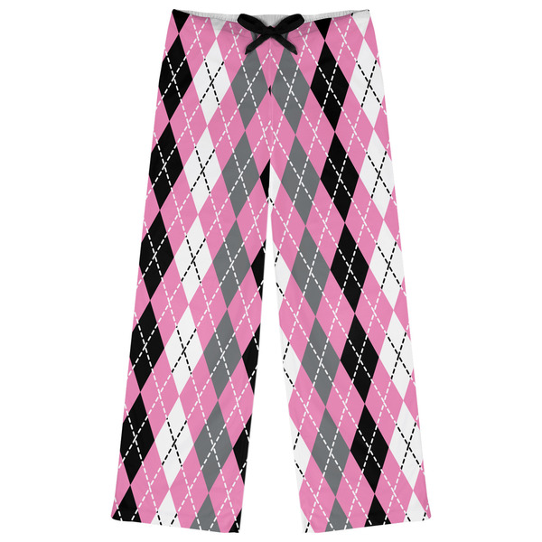 Custom Argyle Womens Pajama Pants - XS