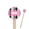 Argyle 7.5" Round Wooden Stir Sticks - Double Sided (Personalized)