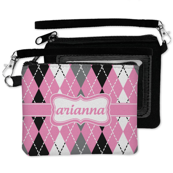 Argyle Wristlet ID Cases - MAIN