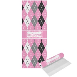 Argyle Yoga Mat - Printed Front (Personalized)