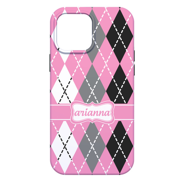 Argyle iPhone 13 Pro Max Tough Case - Back