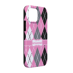 Argyle iPhone Case - Rubber Lined - iPhone 13 (Personalized)
