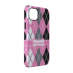 Argyle iPhone Case - Rubber Lined - iPhone 14 (Personalized)