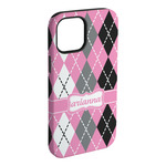 Argyle iPhone Case - Rubber Lined (Personalized)