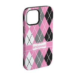Argyle iPhone Case - Rubber Lined - iPhone 15 Pro (Personalized)