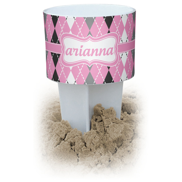Custom Argyle Beach Spiker Drink Holder (Personalized)
