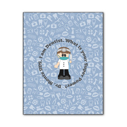Dentist Wood Print - 11x14 (Personalized)