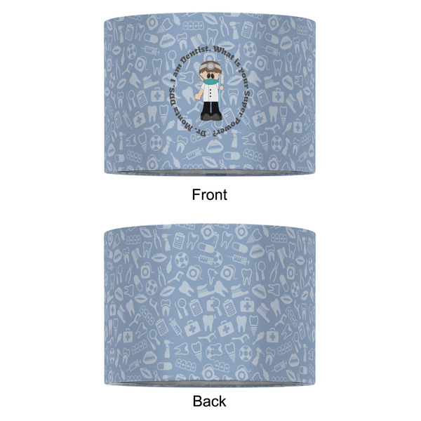 Dentist 12" Drum Lampshade - APPROVAL (Fabric)