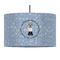 Dentist 12" Drum Pendant Lamp - Fabric (Personalized)