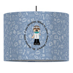 Dentist 16" Drum Pendant Lamp - Fabric (Personalized)