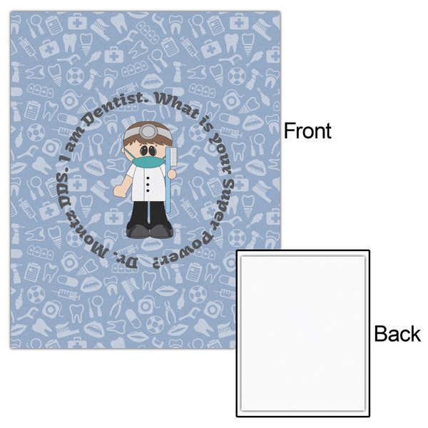 Dentist 16x20 - Matte Poster - Front & Back