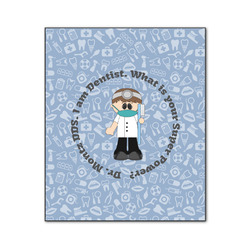 Dentist Wood Print - 20x24 (Personalized)