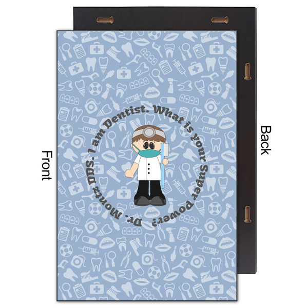 Dentist 20x30 Wood Print - Front & Back View