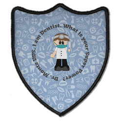 Dentist Iron On Shield Patch B w/ Name or Text