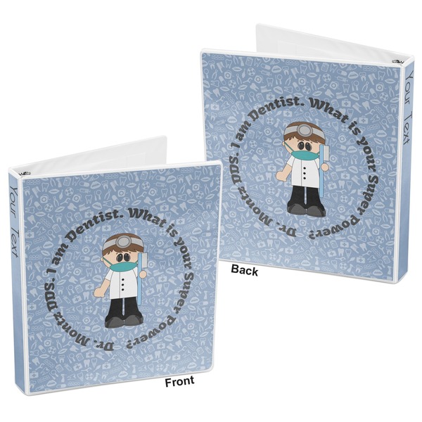 Dentist 3-Ring Binder Front and Back