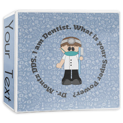 Dentist 3-Ring Binder - 3 inch (Personalized)