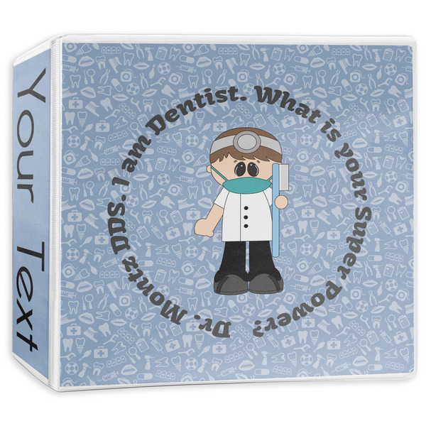 Custom Dentist 3-Ring Binder - 3 inch (Personalized)