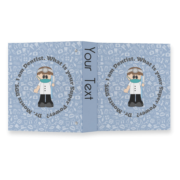 Dentist 3 Ring Binders - Full Wrap - 1" - OPEN OUTSIDE