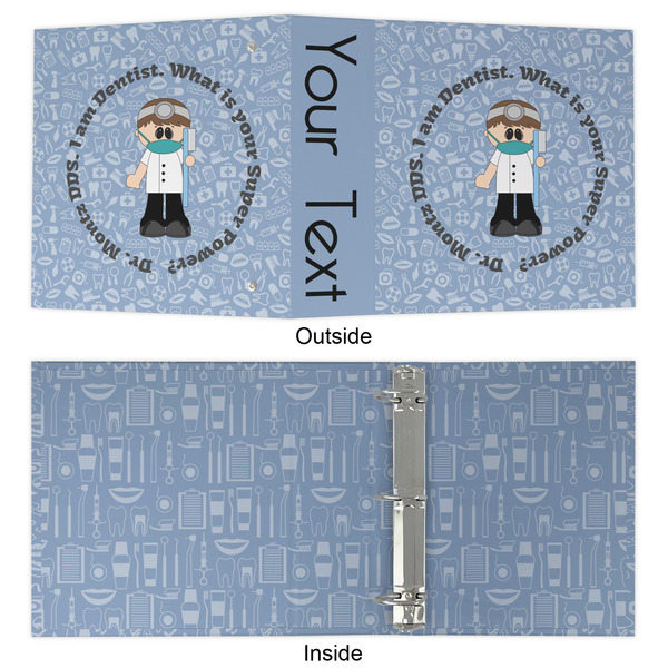 Dentist 3 Ring Binders - Full Wrap - 2" - APPROVAL