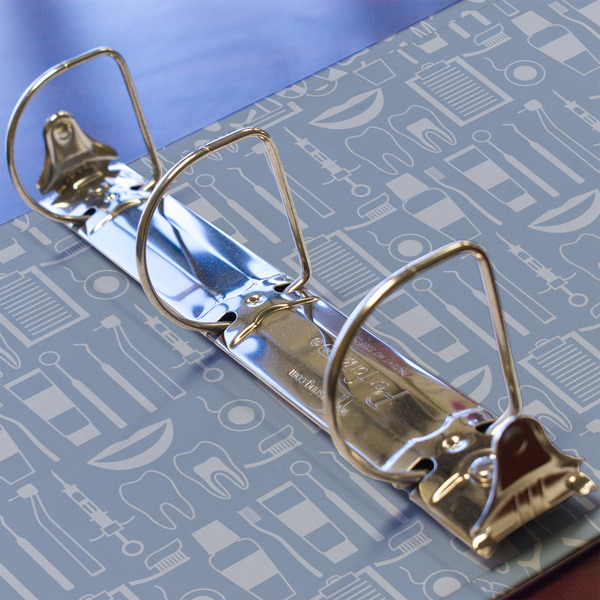 Dentist 3 Ring Binders - Full Wrap - 2" - DETAIL