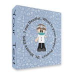 Dentist 3 Ring Binder - Full Wrap - 2" (Personalized)