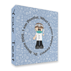 Dentist 3 Ring Binder - Full Wrap (Personalized)