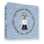 Dentist 3 Ring Binder - Full Wrap - 3" (Personalized)