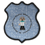 Dentist Iron On Shield Patch C w/ Name or Text