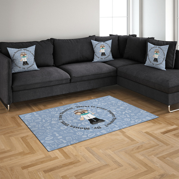 Dentist 4'x6' Indoor Area Rugs - IN CONTEXT