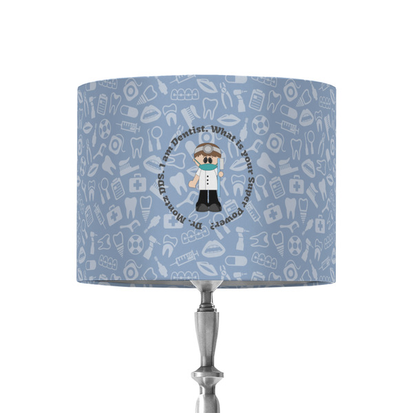 Custom Dentist 8" Drum Lamp Shade - Fabric (Personalized)