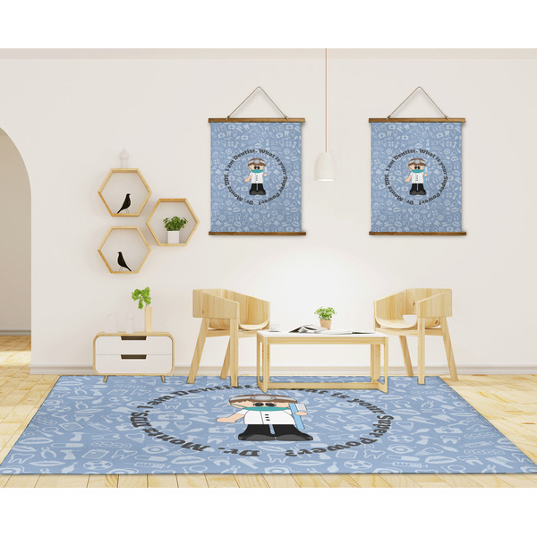 Dentist 8'x10' Indoor Area Rugs - IN CONTEXT