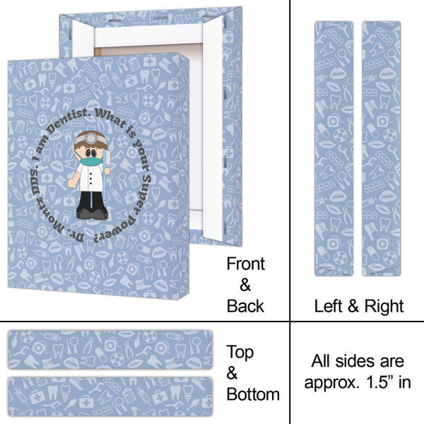 Dentist 8x10 - Canvas Print - Approval