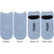 Dentist Adult Ankle Socks - Double Pair - Front and Back - Apvl