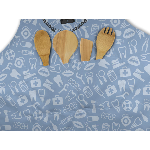 Dentist Apron - Pocket Detail with Props
