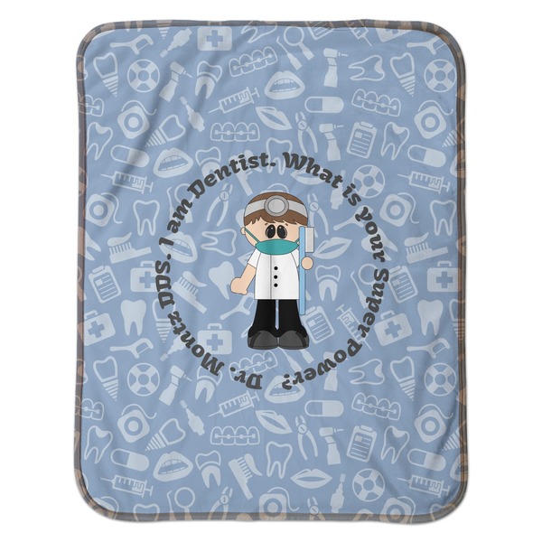 Dentist Baby Sherpa Blanket - Flat