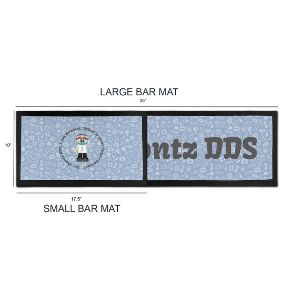 Dentist Bar Mats - Sizing Chart