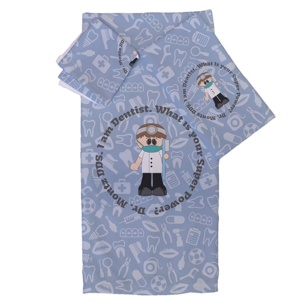 Custom Dentist Bath Towel Set - 3 Pcs (Personalized)