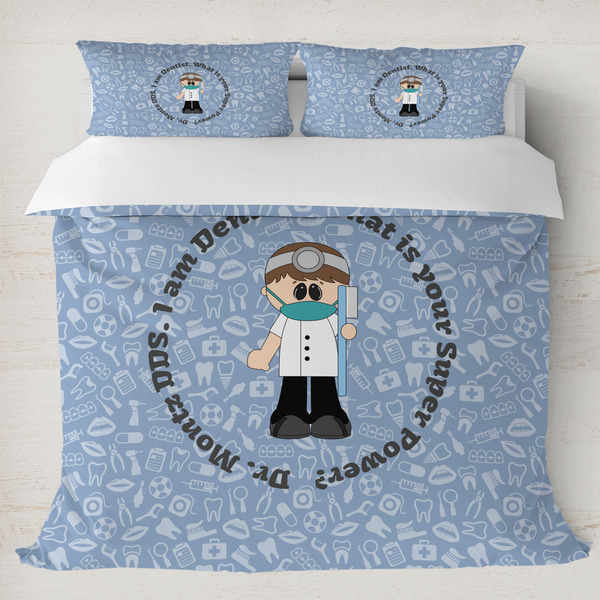 Custom Dentist Duvet Cover Set - King (Personalized)