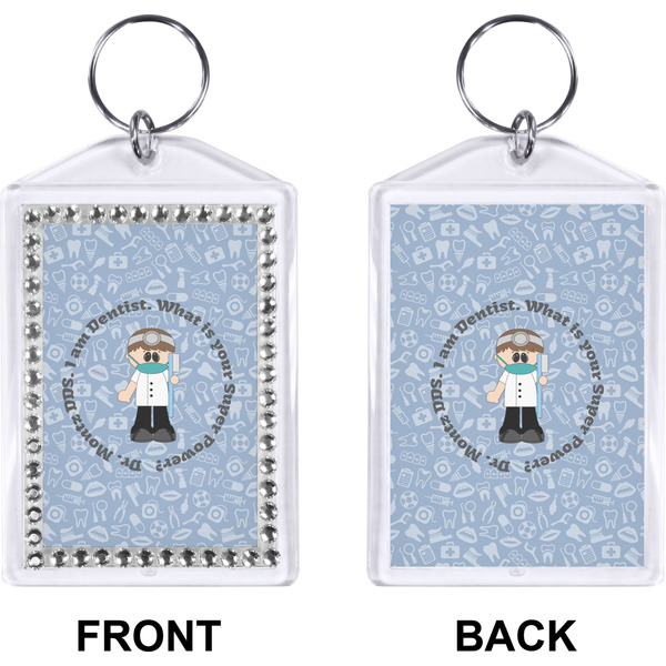 Dentist Bling Keychain (Front + Back)