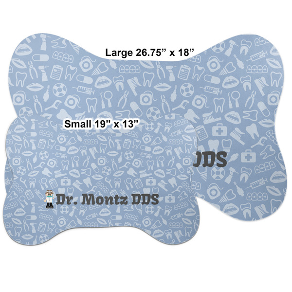 Dentist Bone Shaped Mat Comparison